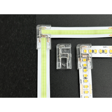 LED jungtis L formos 2 kontaktų 8 mm 1 LED jungtis L formos 2 kontaktų 8 mm 1