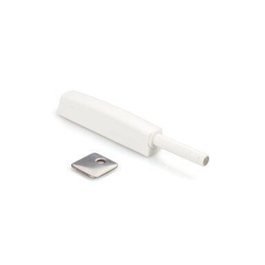 Durelių atmetėjas PG-030 PUSH/OPEN su magnetu, baltas