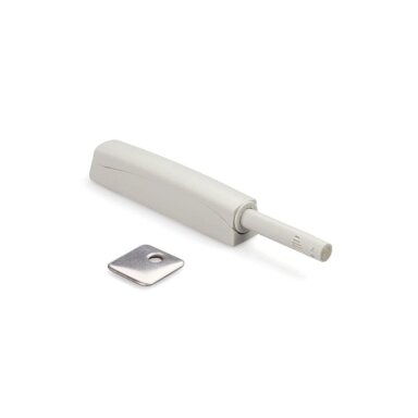 Durelių atmetėjas PG-030 PUSH/OPEN su magnetu, pilkas