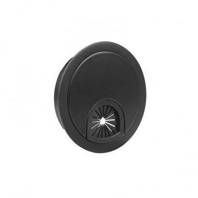 Dangtelis laidams metalinis su šepeteliu ø60 mm 3