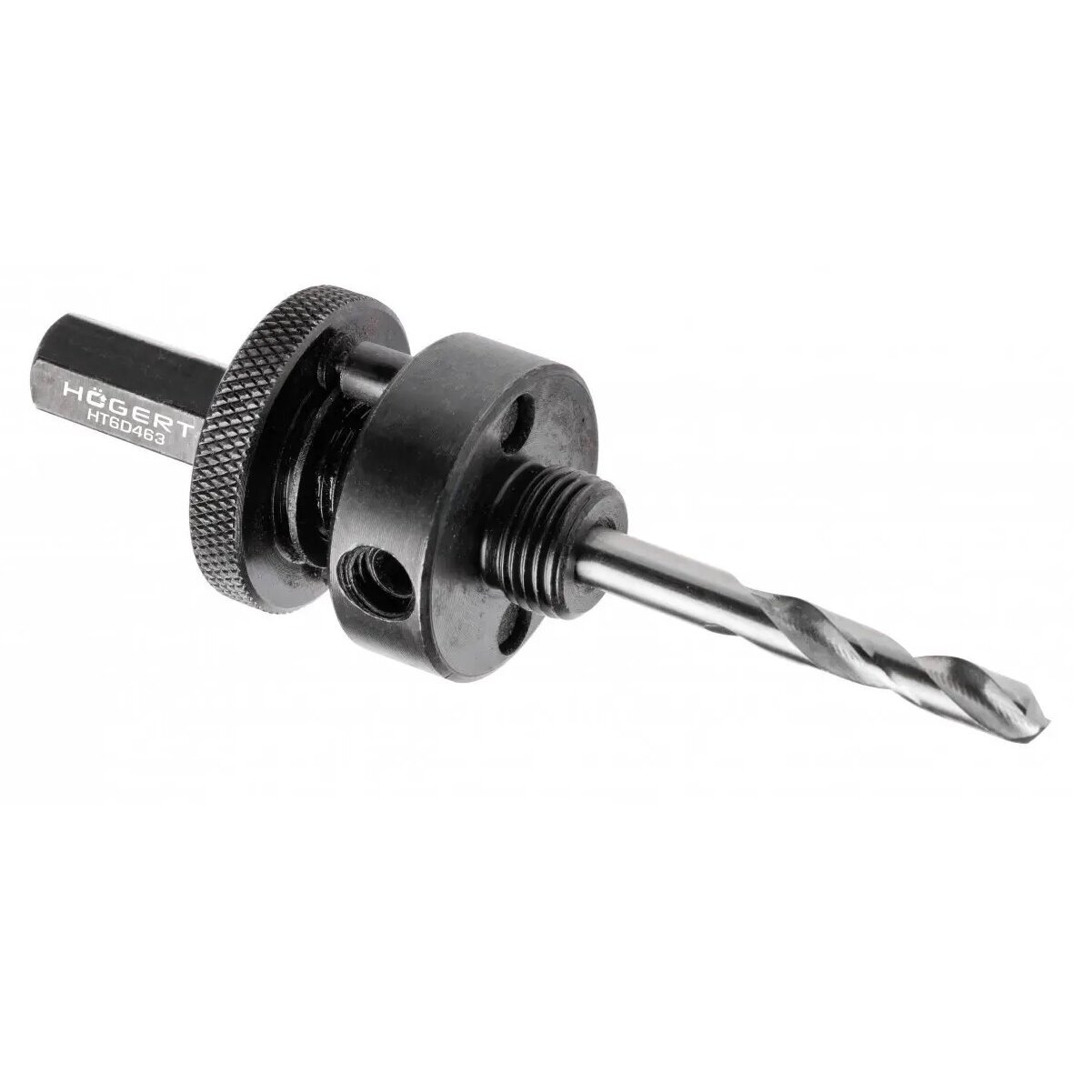 Bimetalinis skylių pjūklo įtvaras 32–152 mm, šešiakampis 7/16" 1 Bimetalinis skylių pjūklo įtvaras 32–152 mm, šešiakampis 7/16" 1