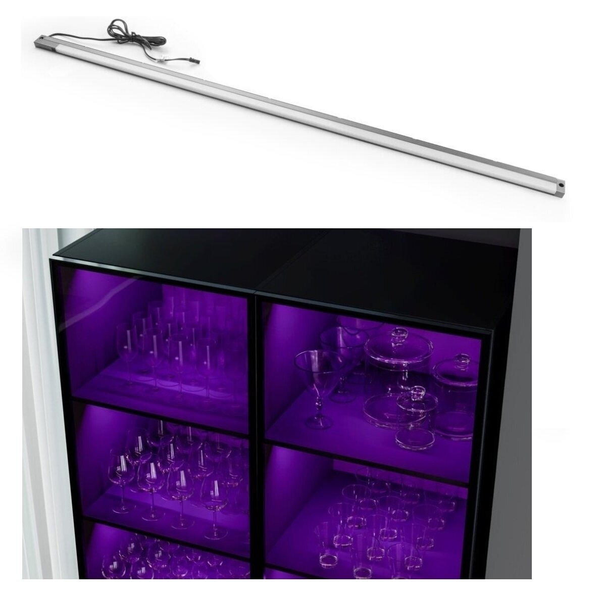CLARI UV LED šviestuvas su jutikliu ir UVC dezinfekcija (563 mm, 12 V, 4.2 W) CLARI UV LED šviestuvas su jutikliu ir UVC dezinfekcija (563 mm, 12 V, 4.2 W)