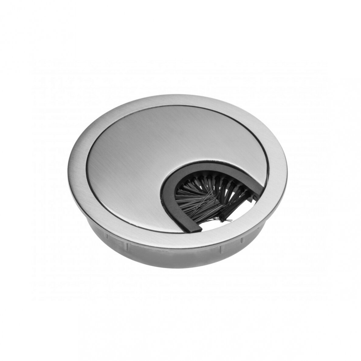 Dangtelis laidams metalinis su šepetėliu ø80 mm