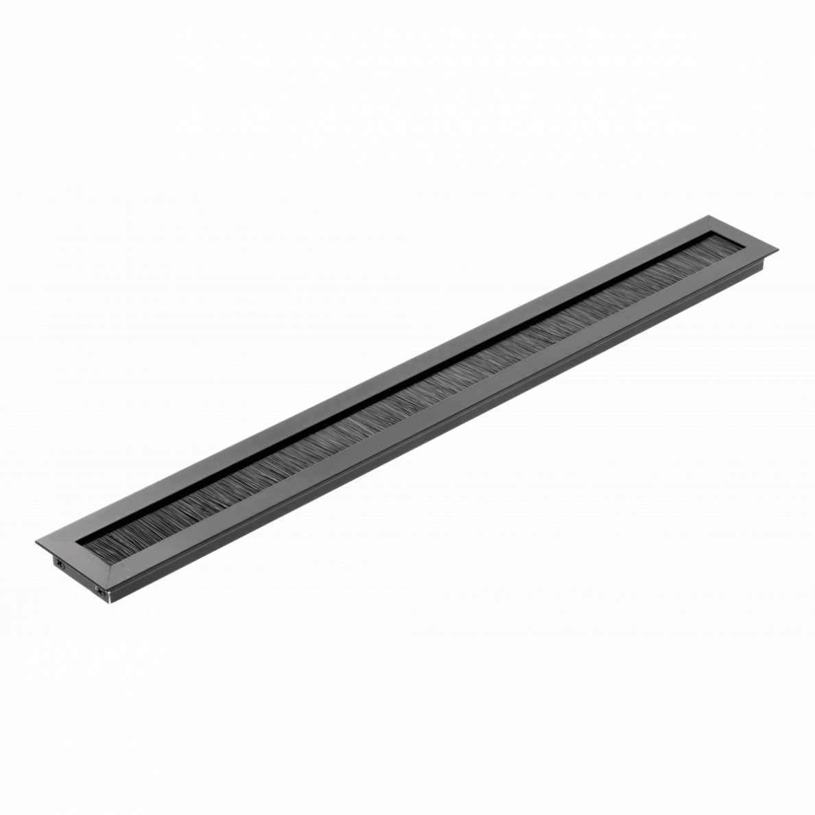 Įvadas laidams metalinis su šepetėliu MERIDA 51x450 mm, juodas Įvadas laidams metalinis su šepetėliu MERIDA 51x450 mm, juodas