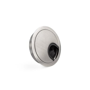 Dangtelis laidams metalinis su šepeteliu ø60 mm, ST-350, metalinis, šlifuotas plienas