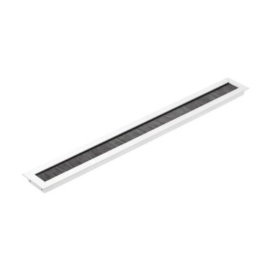 Įvadas laidams metalinis su šepetėliu MERIDA 51x450 mm, aliuminio spalva Įvadas laidams metalinis su šepetėliu MERIDA 51x450 mm, aliuminio spalva