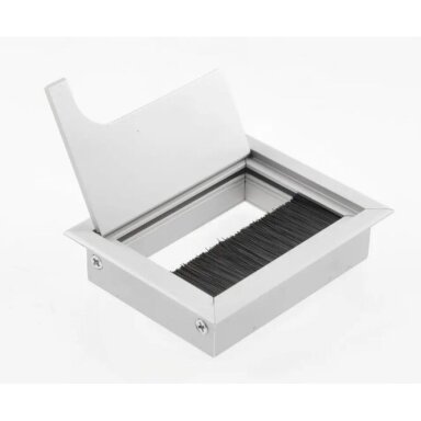 Įvadas laidams metalinis su šepetėliu MERIDA 80x100 mm, aliuminis