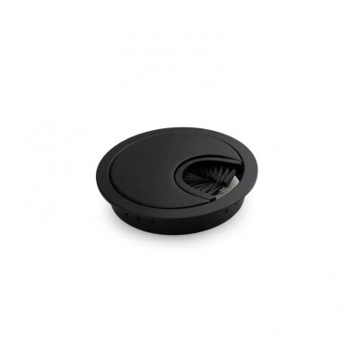 Dangtelis laidams metalinis su šepeteliu ø60 mm Dangtelis laidams metalinis su šepeteliu ø60 mm