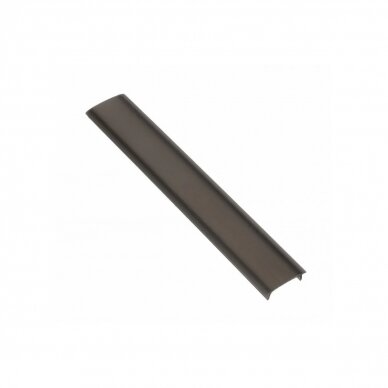 LED GLAX profilio dangtelis L-3 m, juodas LED GLAX profilio dangtelis L-3 m, juodas