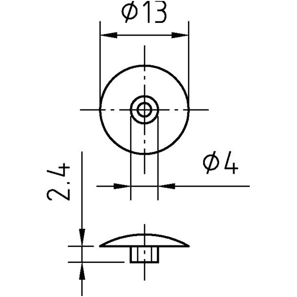 Dangtelis konfirmatui, ø13mm 1