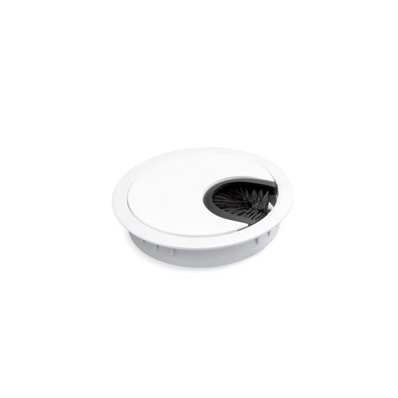 Dangtelis laidams ST-350 su šepeteliu ø60 mm, baltas Dangtelis laidams ST-350 su šepeteliu ø60 mm, baltas
