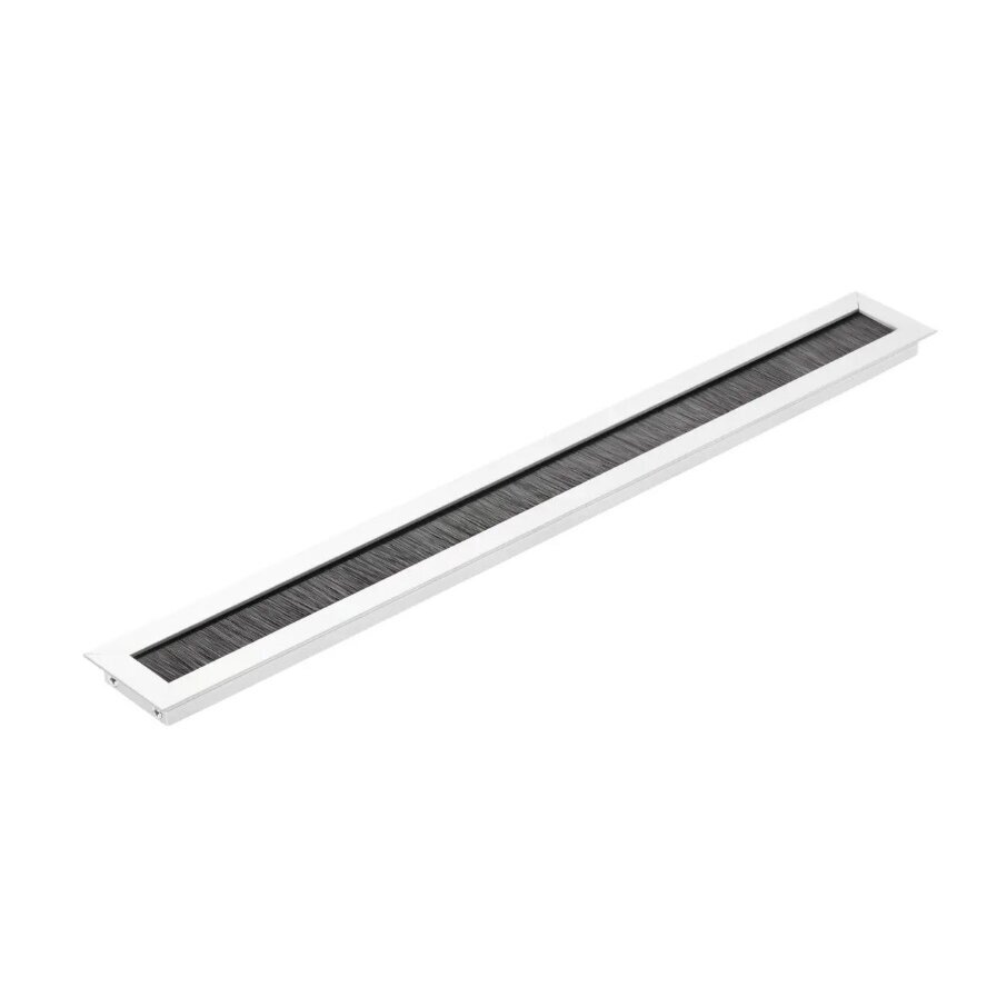 Įvadas laidams metalinis su šepetėliu MERIDA 51x450 mm,  aliuminio spalva