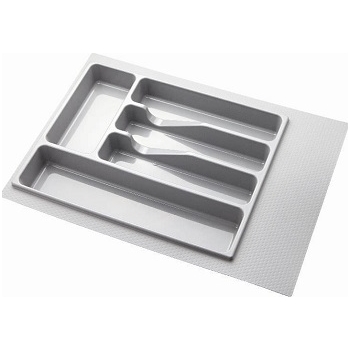 Stalo įrankių  dėklas į stalčių 400 mm, pilkas