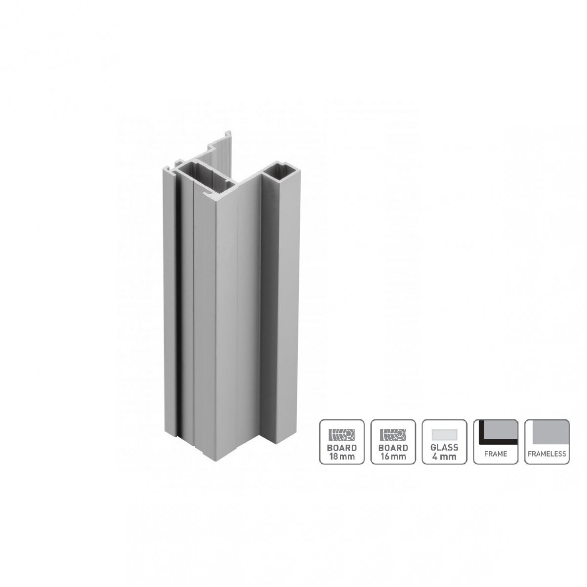 Rankena COTE 18/16/4 mm L-2,7 m 3 Rankena COTE 18/16/4 mm L-2,7 m 3