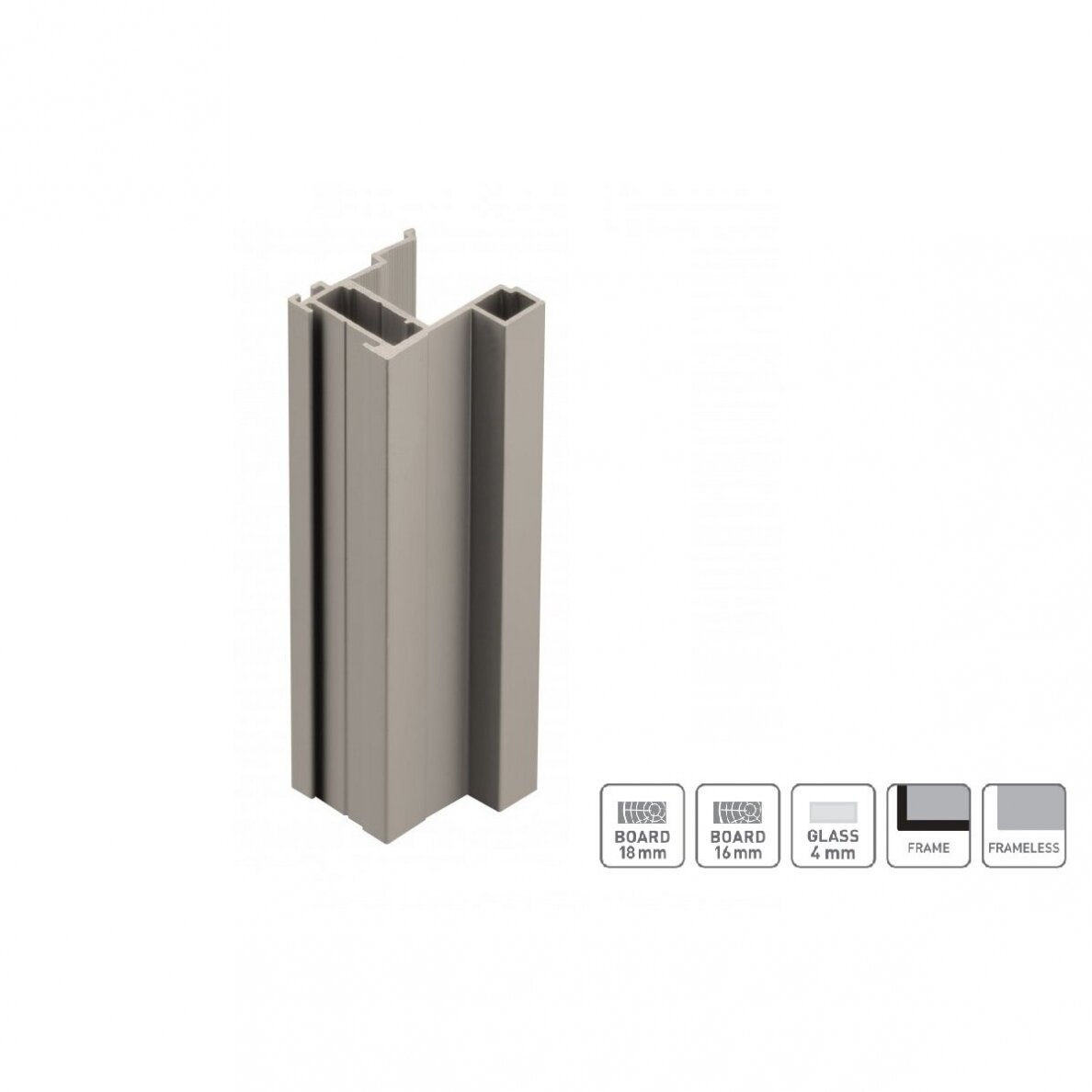 Rankena COTE 18/16/4 mm L-2,7 m 4