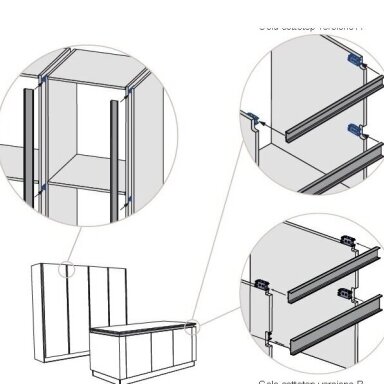 GOLA profilis L-4200 mm L-tipo, viengubas