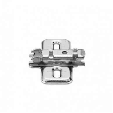 Išorinis lankstas BLUM+ CLIP plokštelė 0 mm 2 Išorinis lankstas BLUM+ CLIP plokštelė 0 mm 2