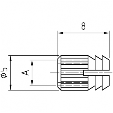 Įvorė 4 mm 2