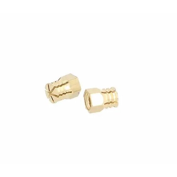 Įvorė M4, 7,5mm x 5,5mm, žalvario Įvorė M4, 7,5mm x 5,5mm, žalvario