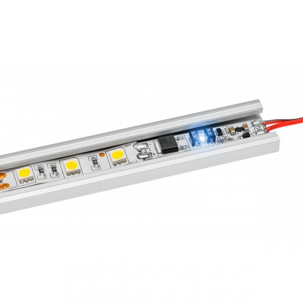 Jungtukas klijuojams LED profiliams max.60W 1 Jungtukas klijuojams LED profiliams max.60W 1