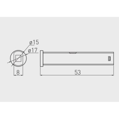 Judesio daviklis universalus bekontaktis 12V, baltas