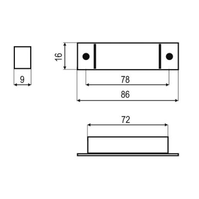 Jungiklis sensorinis įfrezuojamas, nuo judesio 30W-12V, 60W-24V, pilka 2 Jungiklis sensorinis įfrezuojamas, nuo judesio 30W-12V, 60W-24V, pilka 2