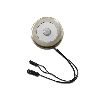 Sensorinis judesio jungiklis, išorinis, 12/24 V, 60 W, plieno spalvos Sensorinis judesio jungiklis, išorinis, 12/24 V, 60 W, plieno spalvos