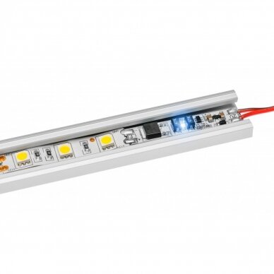 Jungtukas klijuojams LED profiliams, su laidų L-2m, max.60W 1