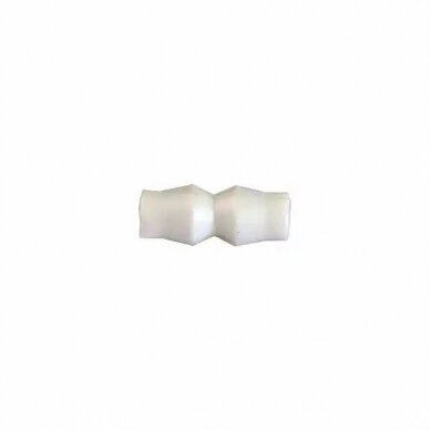 Jungtis baldinė BONE ø7x17 mm "berniukas", balta