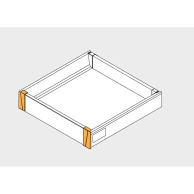 Jungtis fasadui MODERN BOX, žema, pilka 1