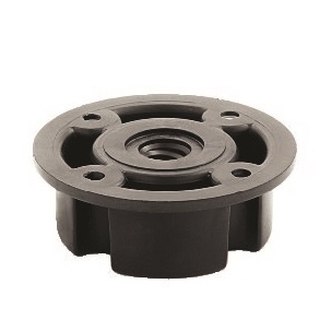 Kojelės galvutė ø50/60 mm, juoda Kojelės galvutė ø50/60 mm, juoda