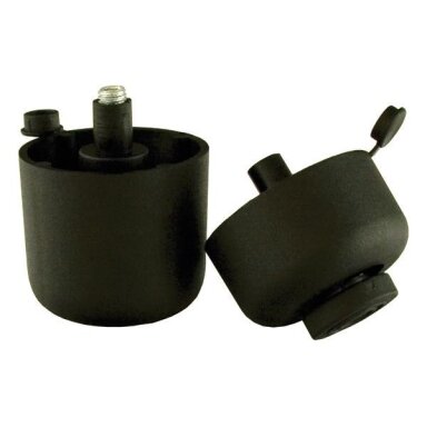 Kojelė juoda ø50 mm, H.27 mm Kojelė juoda ø50 mm, H.27 mm