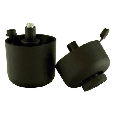 Kojelė juoda ø50 mm, H.27 mm Kojelė juoda ø50 mm, H.27 mm