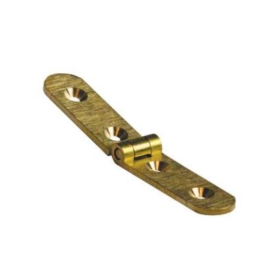 Lankstas SLIM 13x80x2 mm, žalvaris