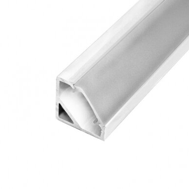 LED profilis kampinis 45, L-3 m 2 LED profilis kampinis 45, L-3 m 2