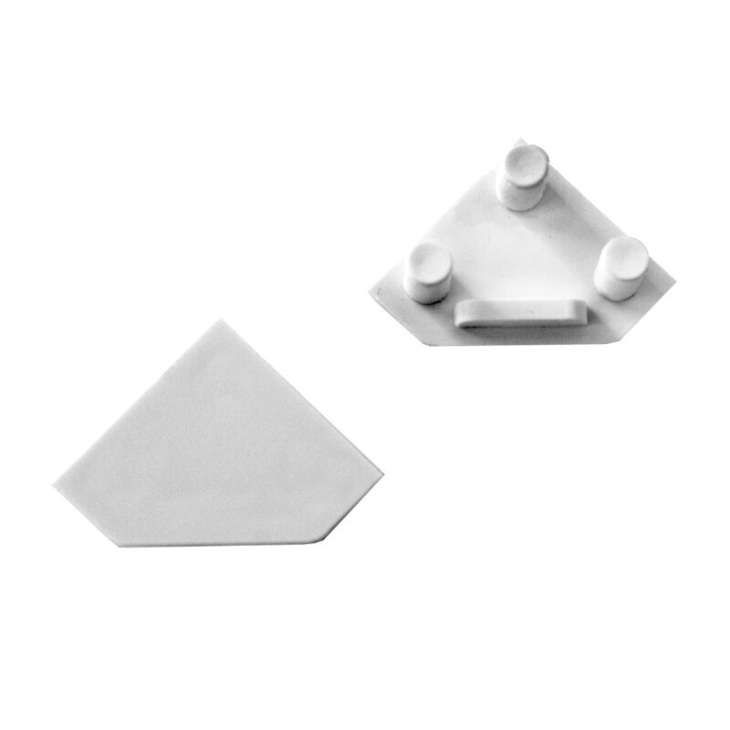 Užbaigimai LED kampiniam 45 profiliui 1 Užbaigimai LED kampiniam 45 profiliui 1
