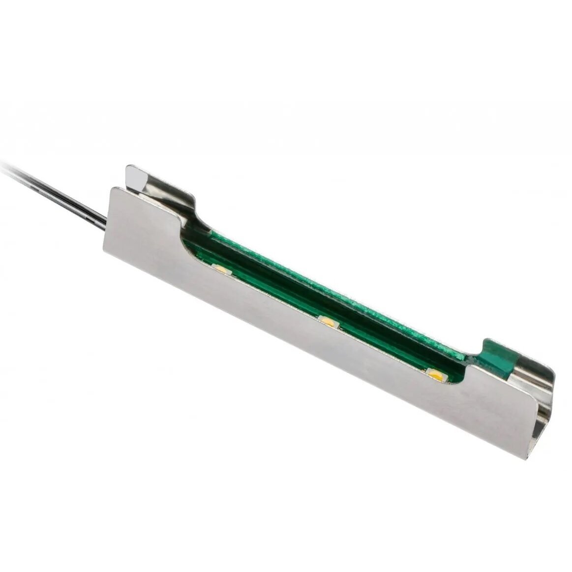 LED klipsas stiklui 8 mm, šaltai balta LED klipsas stiklui 8 mm, šaltai balta
