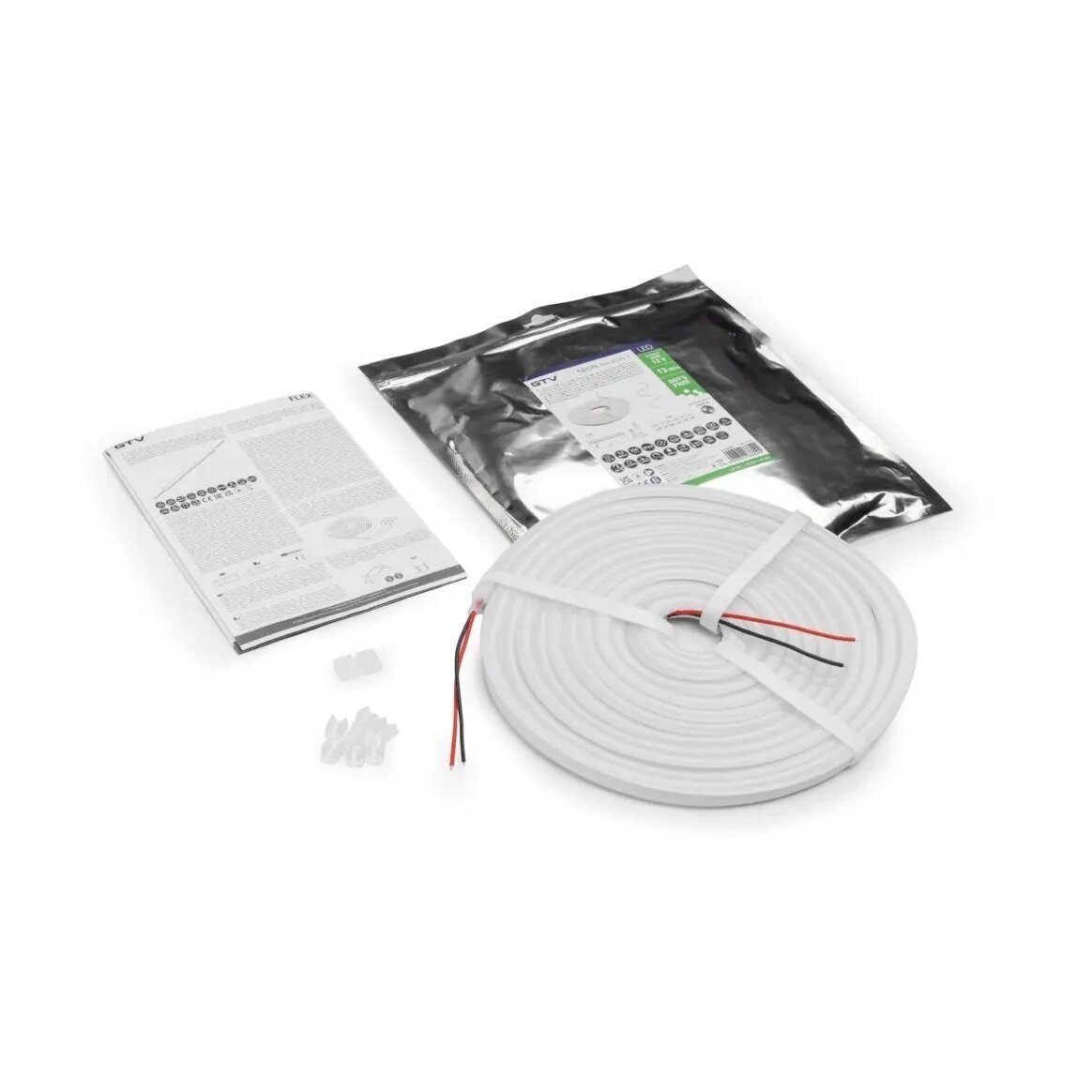 LED juosta NEON FLEX T 13W/m, 12V, 5 m, 100 lemp/m, atspari vandeniui, neutrali balta 3