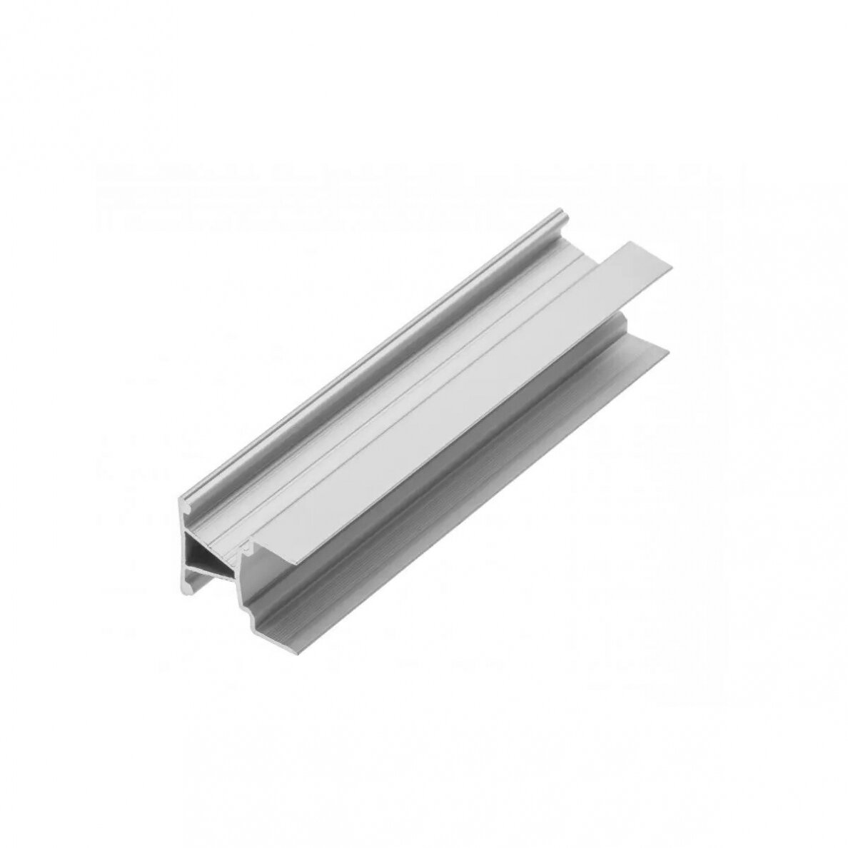 LED GLAX MINI profilis pertvarai 18 mm, dvipusis, siauras L-3 m, aliuminis