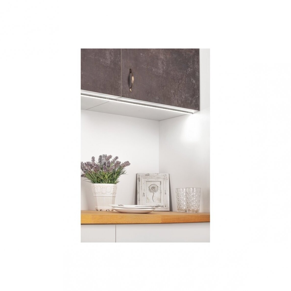 LED GLAX MINI profilis prisukamas L-3 m, juodas 2