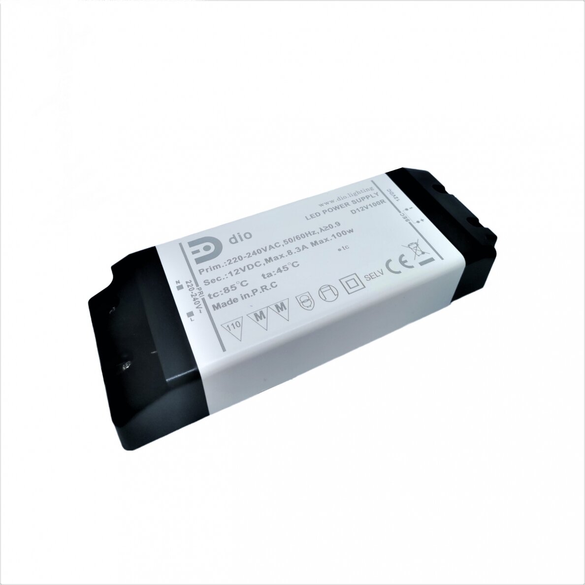 Transformatorius 100W 12V, Regular