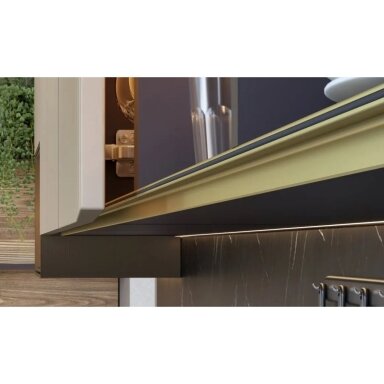 LED GLAX profilio lentynos tarpinė 18 mm LED GLAX profilio lentynos tarpinė 18 mm