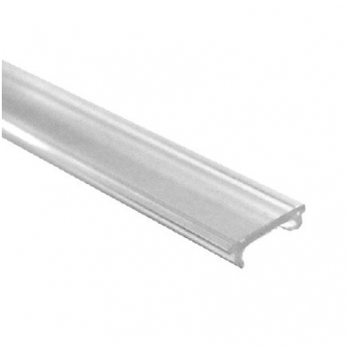 LED profilio dangtelis L-3 m, skaidrus LED profilio dangtelis L-3 m, skaidrus