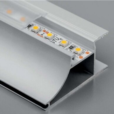 LED GLAX profilis lentynai 18mm, L-3m 2