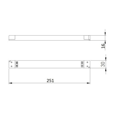 LED transformatorius 30W, 12V PRO+LONG 2