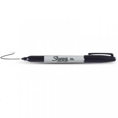 Markeris „Sharpie" FINE juod. sp