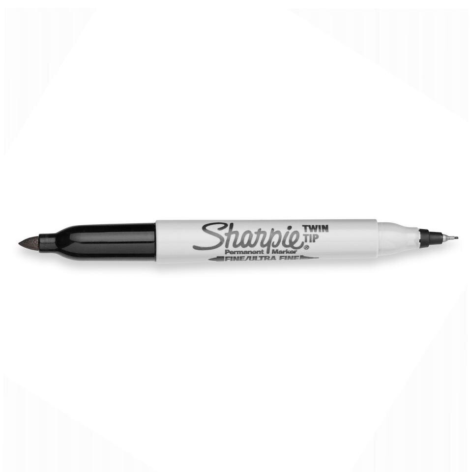 Markeris Sharpie Twin Tip juodas Markeris Sharpie Twin Tip juodas