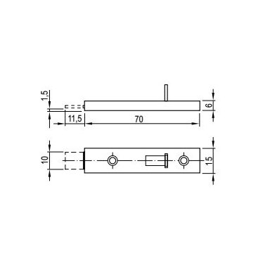 Metalinė užsklanda TD02 Metalinė užsklanda TD02
