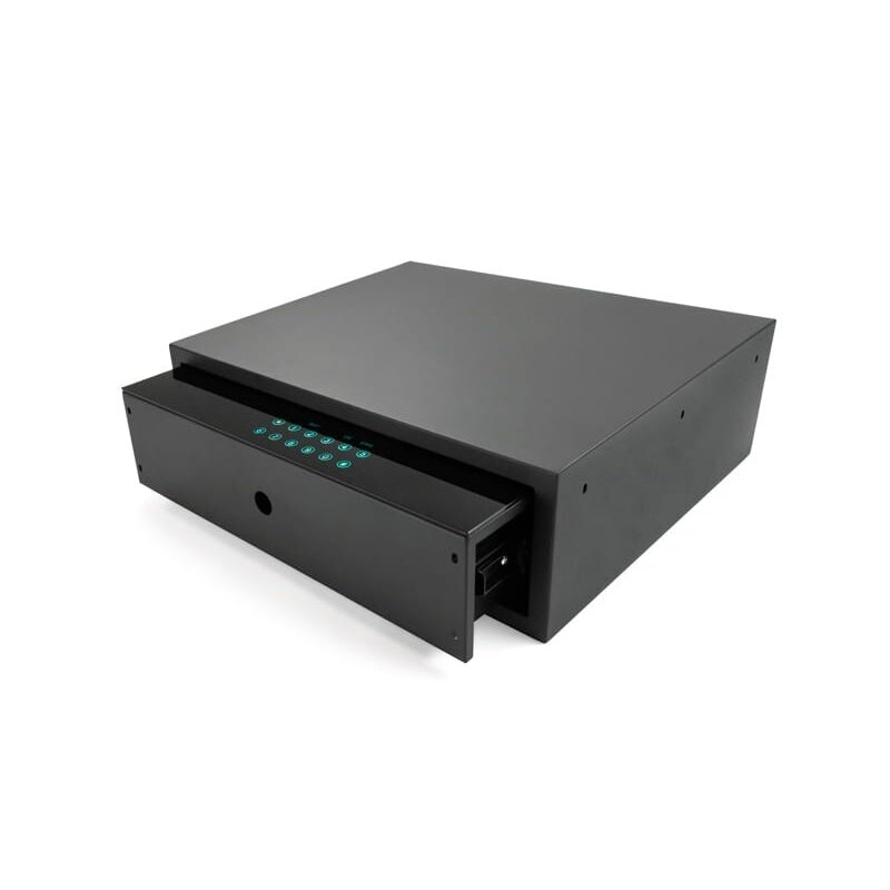 Metalinis stalčiukas-seifas SYMPHONY WB-675 su elektronine kodine spyna, L-500 mm, antracitas 2 Metalinis stalčiukas-seifas SYMPHONY WB-675 su elektronine kodine spyna, L-500 mm, antracitas 2