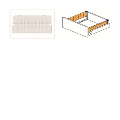 Perforuoti šonai MODERN BOX L-500 mm 1 Perforuoti šonai MODERN BOX L-500 mm 1